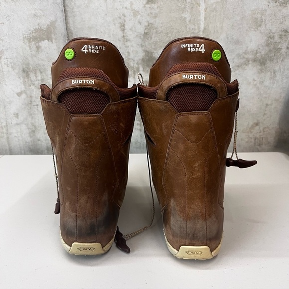 Burton x Red Wing Ion Leather Snowboard Boots Size 10 - Picture 7 of 12
